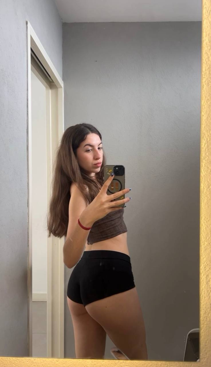 Amber in her underwear in Guatemala