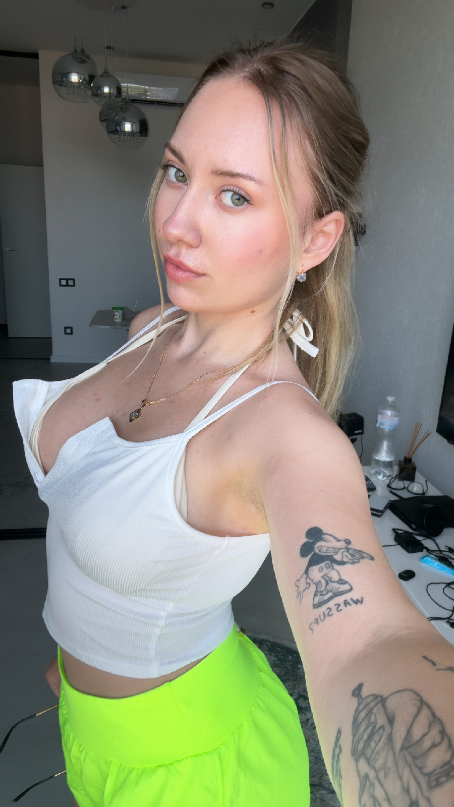 KateV in her underwear in Guatemala