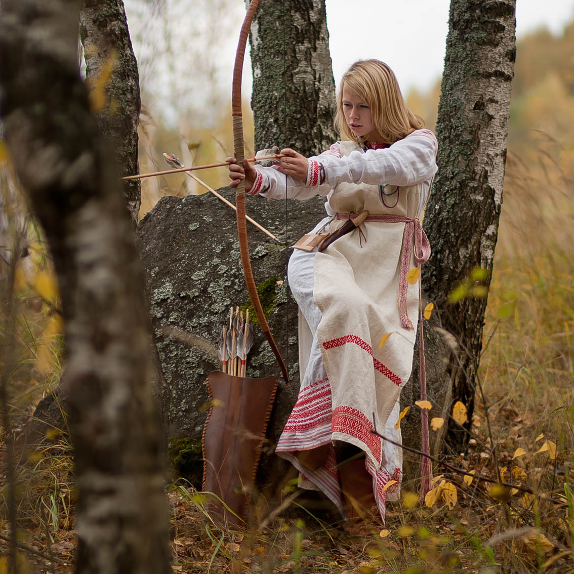 Sexy photo Girls in Slavic costumes in Guatemala